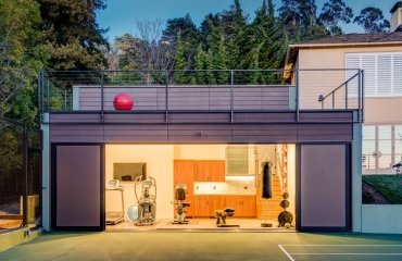 contemporary-home-gym-detached-garage-remodel-ideas-garage-gym-equipment