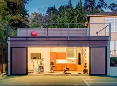 contemporary-home-gym-detached-garage-remodel-ideas-garage-gym-equipment