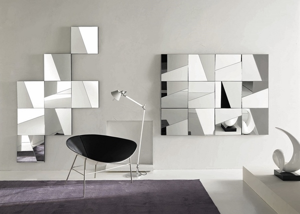 contemporary-wall-mirrors-living room decorating