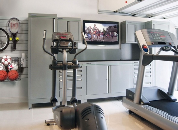 Garage gym storage online ideas