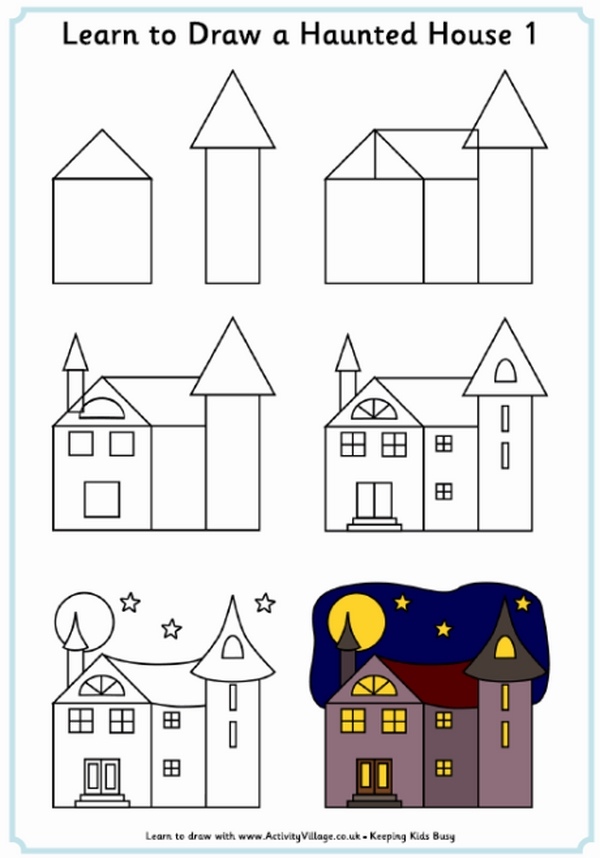 halloween-ideas-to-draw-how-to-draw-a-haunted-house 