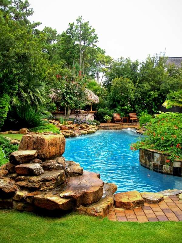 tropical-pools-design-pool decorating ideas exotic pool 