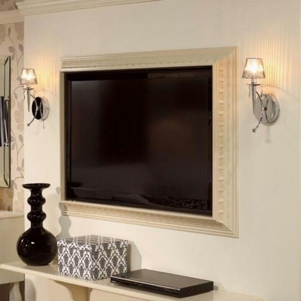 wall-mounted-tv-frames -ideas-wall-sconces-wall-decor