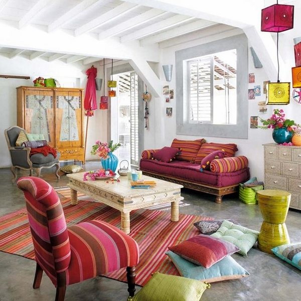 Boho-room-decor-ideas-Bohemian-chic-decor-living-room-design