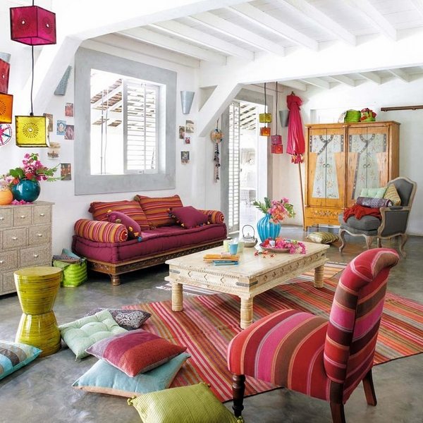 room-decor-ideas-living room ideas bohemian style 