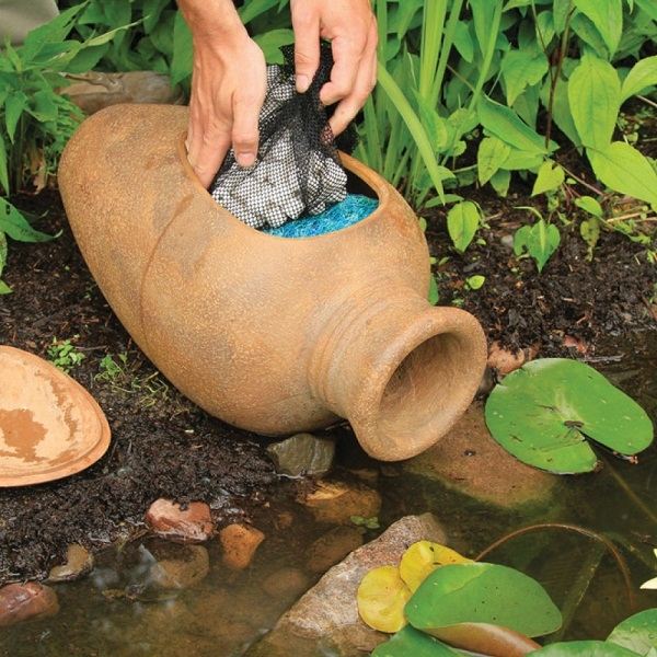 DIY pond filter garden ideas