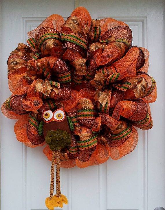 Fall-deco-mesh-wreath-ideas-DIY-ideas-crafts-ideas-front-door-decorating-ideas