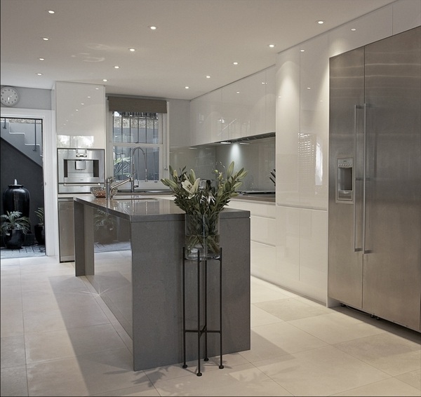 Grey and white kitchen design ideas minimalist kitchen ideas 