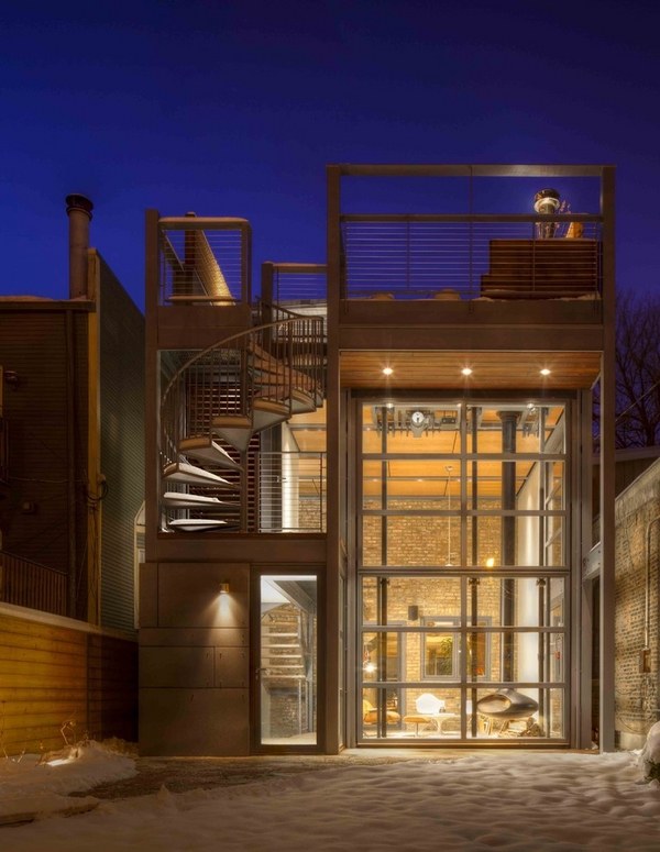 Outdoor spiral staircase designs contemporary exterior staircase 