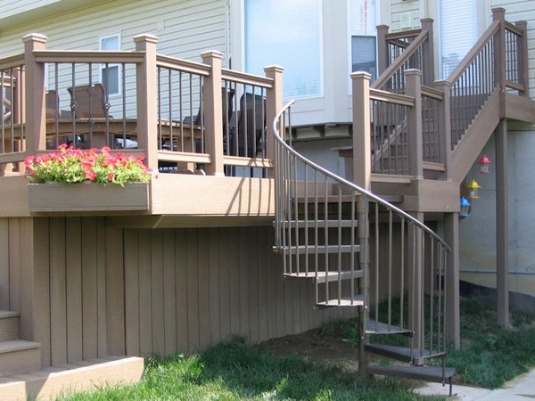 Outdoor designs house deck stairs ideas space saving