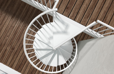 Outdoor-spiral-staircase-designs-white-metal-spiral-staircase-exterior-stairs-ideas