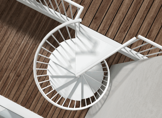 Outdoor-spiral-staircase-designs-white-metal-spiral-staircase-exterior-stairs-ideas