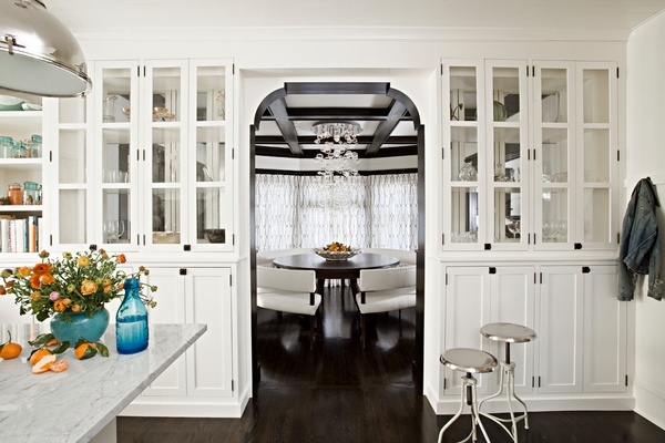 See Thru Kitchen Cabinets For A Light And Bright Kitchen