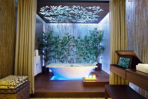 bathroom bamboo decor