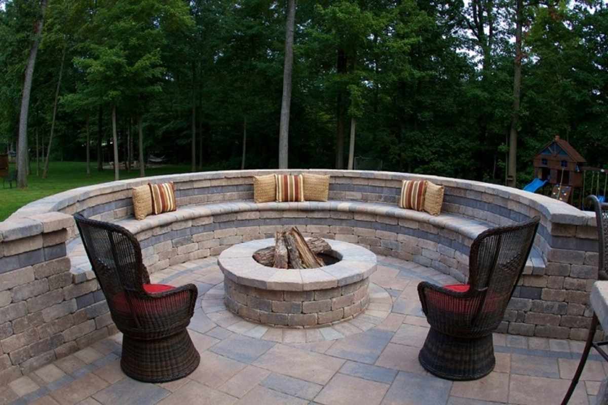 Cinder Block Fire Pit Diy, Can You Use Cement Blocks For A Fire Pit