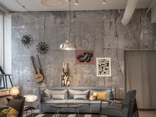 Concrete Walls How To Use Them In Contemporary Home Interiors - Concrete Wall Art Ideas