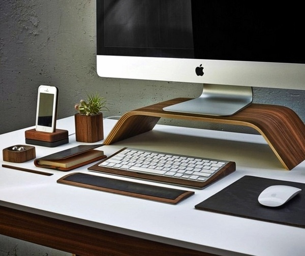 desk accessories mouse pad keyboard modern office