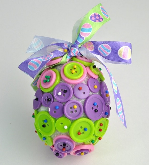 easter craft ideaseaster egg craft with buttons 