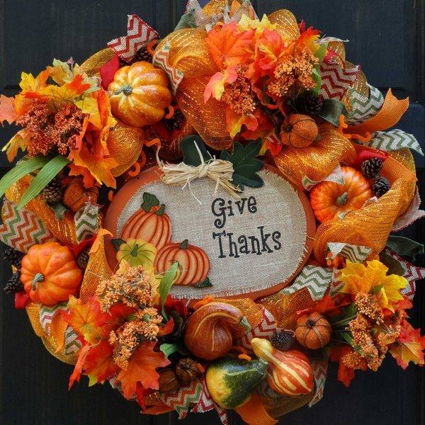 give thanks fall DIY thanksgiving decor
