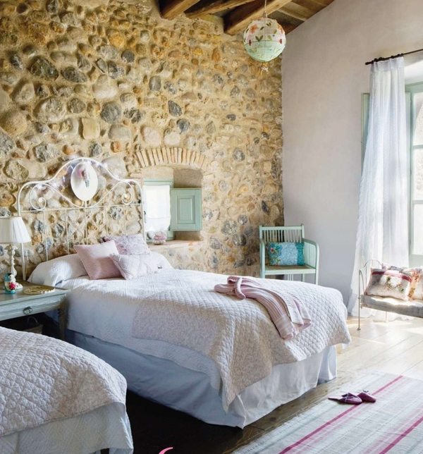  bedroom stone rustic ideas 