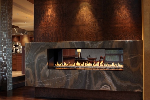 linear fireplace surround ideas contemporary fireplace design