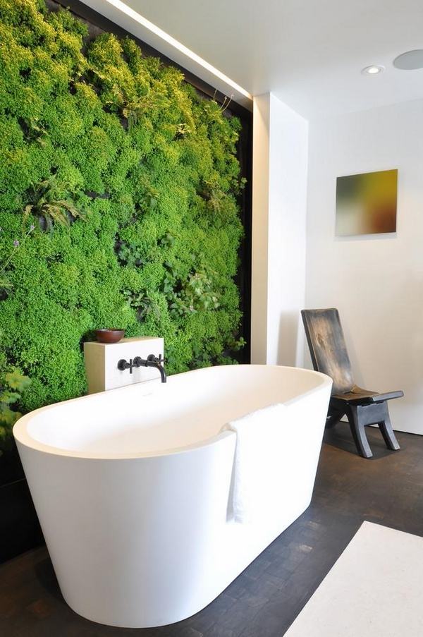 plants for bathrooms living walls ideas modern bathroom decor