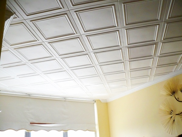 inexpensive ceiling tile ideas