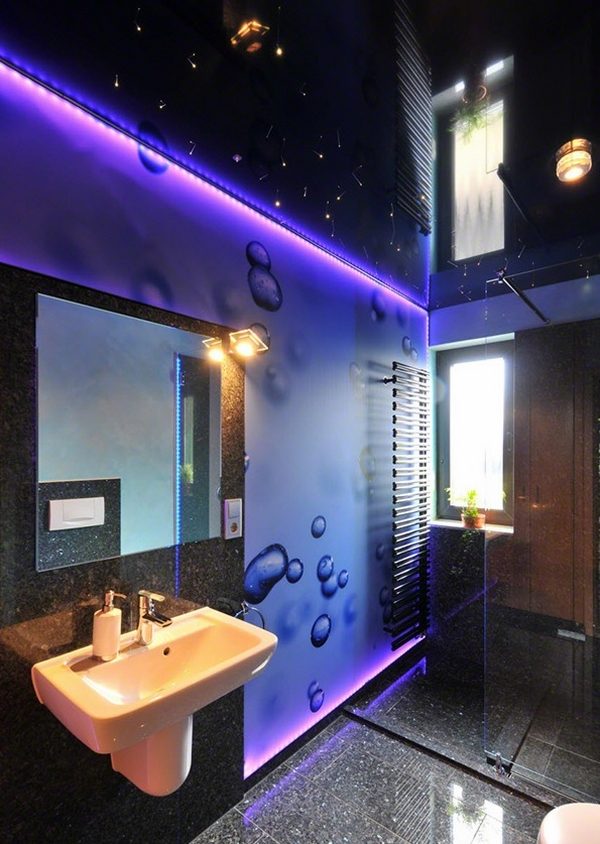 unique bathroom ceiling design ideas stretch ceiling modern bathroom