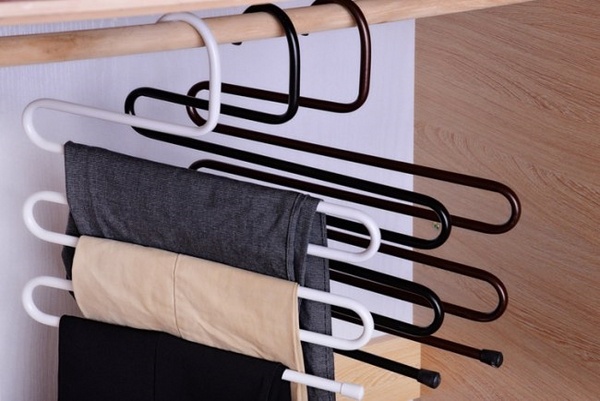 closet organizers hangers for trousers