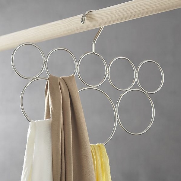 closet tidy ideas scarf hanger