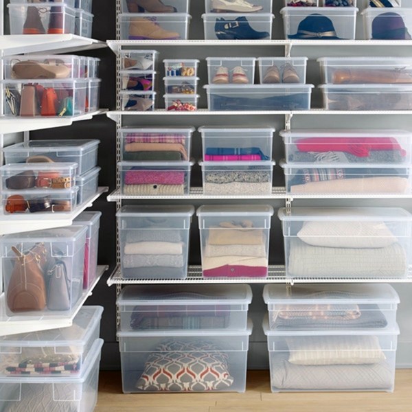 tidy solutions transparent boxes 