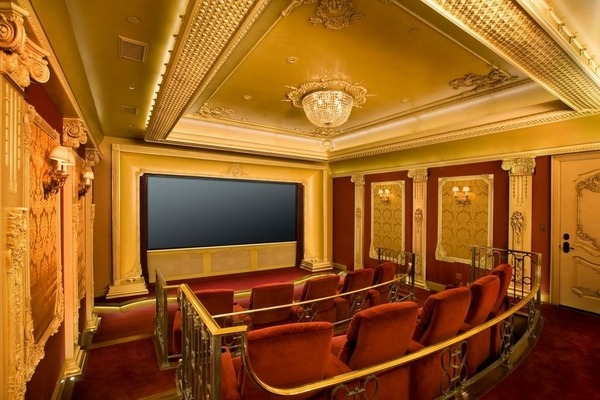 decoration ideas medallions home theater