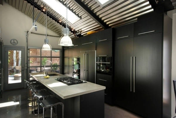  metal ceiling ideas contemporary kitchen 