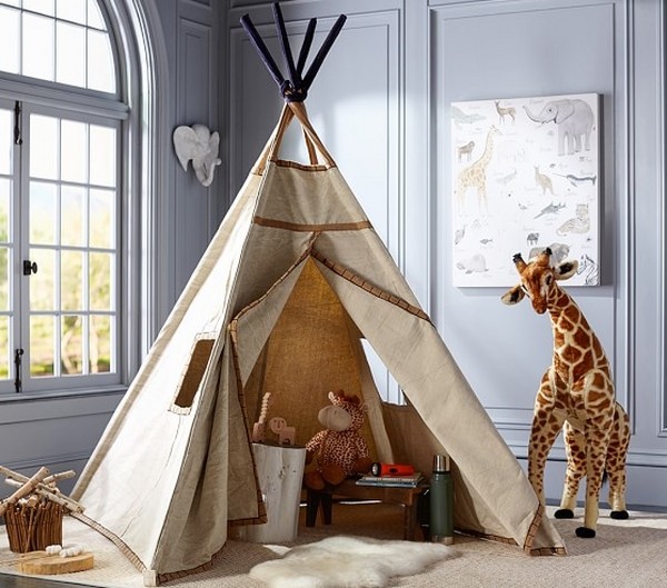 DIY-kids-teepee-cool-kids-play-tent-ideas-kids-room-playroom-ideas