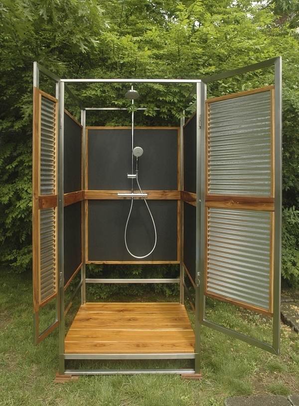 Outdoor Shower Enclosure Ideas, Portable Outdoor Shower Stall