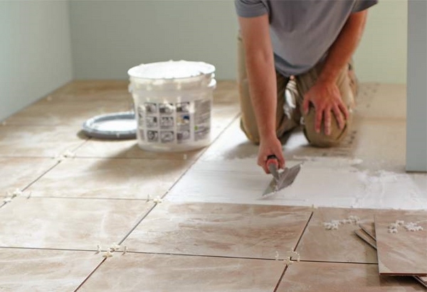 how to grout floor tile