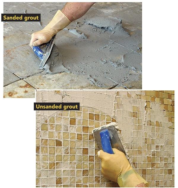 sanded vs unsanded grout pros cons