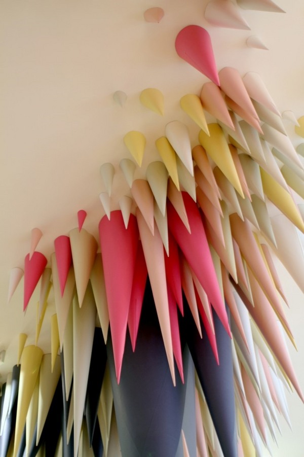 ceiling-design-ideas-unusual-decor-paper-cones