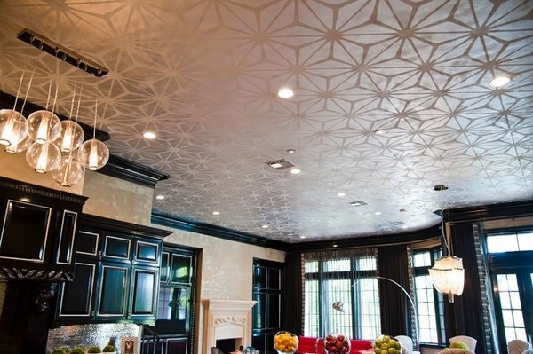 design ideas with stencils ceiling decorating ideas