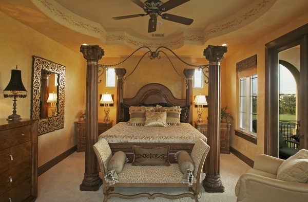 design ideas with stencils mediterranean bedroom