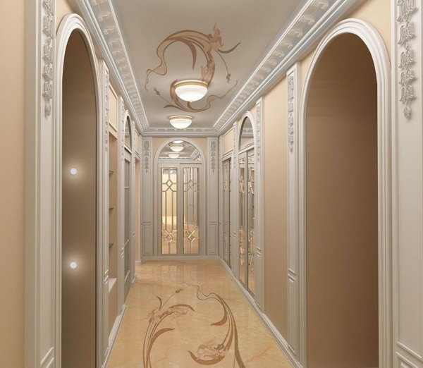 ceiling corridor design ideas 