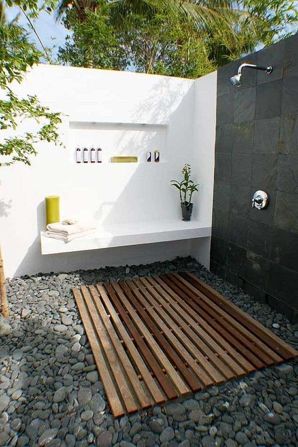 contemporary garden shower enclosures small patio 