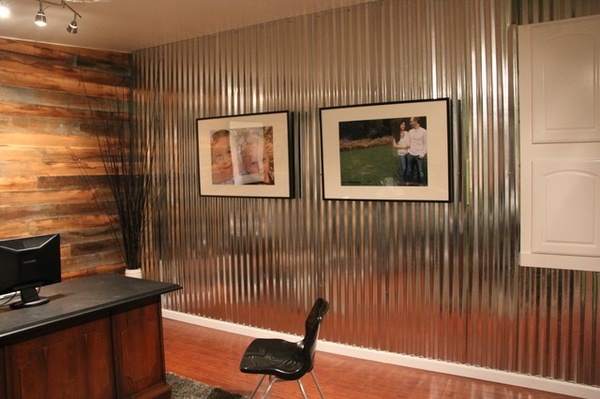 Corrugated Metal In Interior Design Creative Ideas For Home Decors - Installing Corrugated Metal Interior Walls