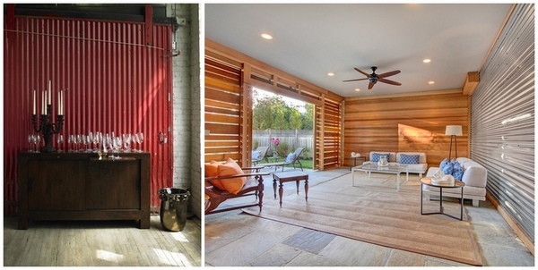 Corrugated Metal In Interior Design Creative Ideas For Home Decors - Corrugated Metal Walls Interior