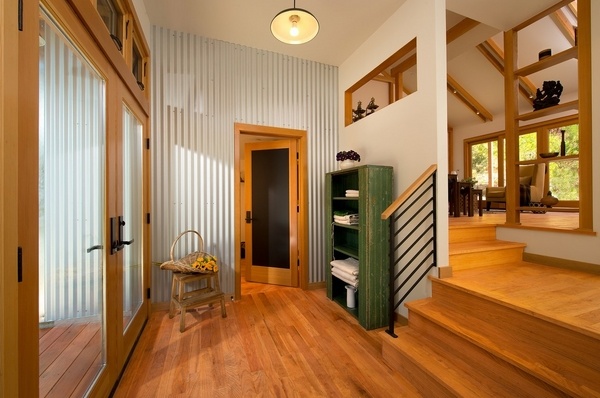 corrugated metal in interior design modern home ideas home decor
