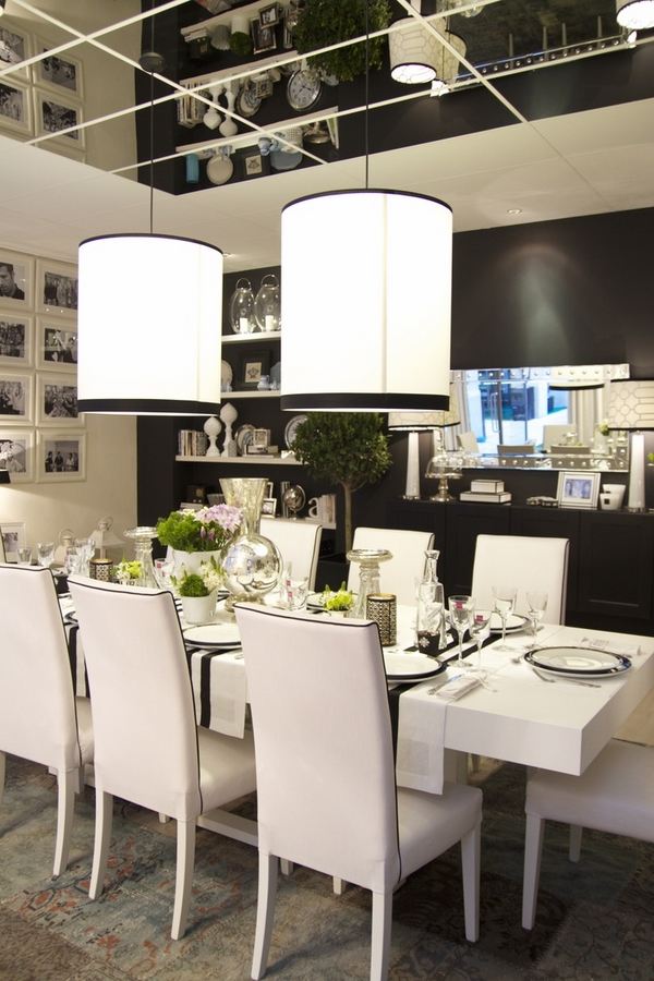 dining room ceiling design ideas mirror tiles contemporary