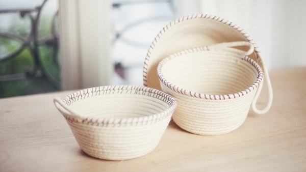 how to make  baskets storage  DIY