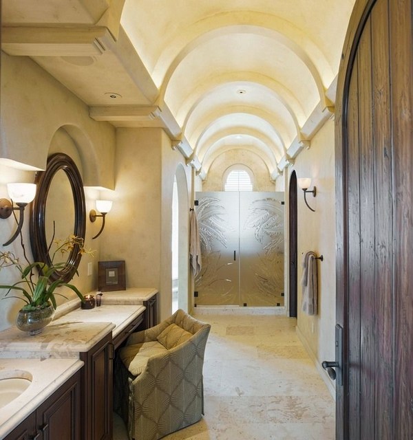 luxury master bathroom design ideas modern shower enclosure double vanity