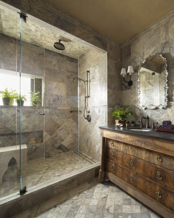  modern walk in shower ideas rustic bathroom