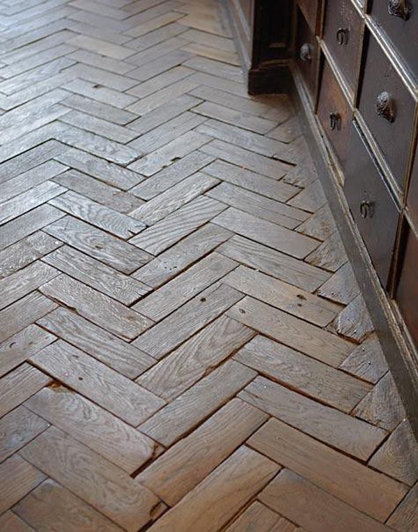 pallet flooring ideas herringbone pattern hardwood floors 